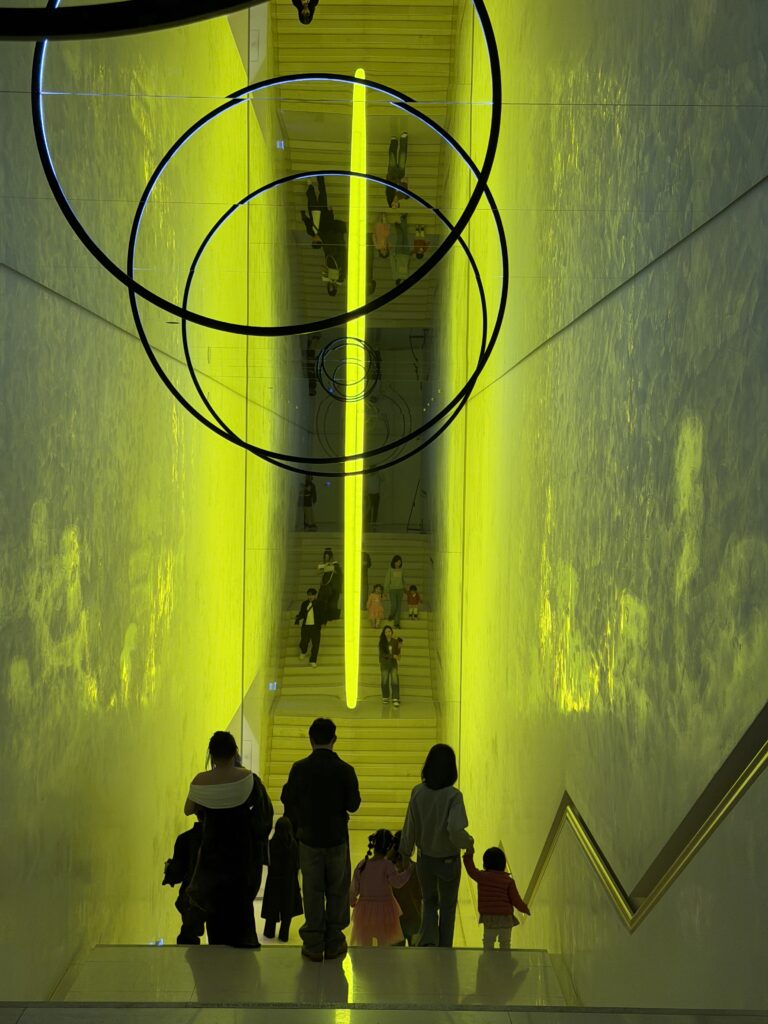 Olafur Eliasson's Gravity Stairs installation at the Leeum Museum of Art