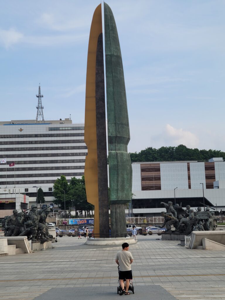 Korean War Monument 6.25 Tower at the War Memorial of Korea
