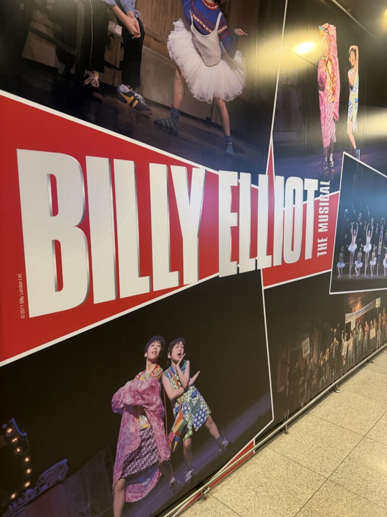 Billy Elliot the Musical cast board near Woori Bank Hall at Blue Square Seoul